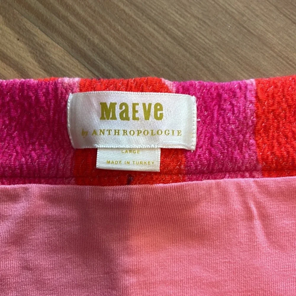 Anthropologie Maeve Slim Knit Mini Skirt Size Large